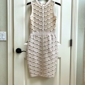 Hera bodycon bondage mesh mini dress